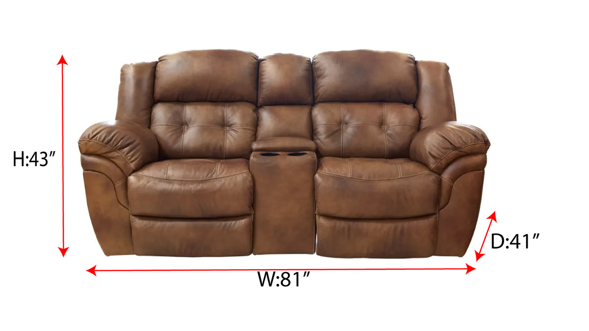 Hopeful Leather P1 Power Reclining Loveseat