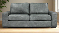 Ultra Max Run Wyld 100% Leather Loveseat