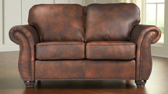 Chevy Mustang Soar Leather Loveseat