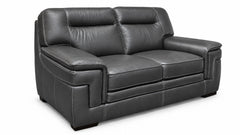 3pc Gibson 100% Top Grain Leather Sofa, Loveseat & Chair | Gallery Furniture