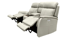 All Day Dove Power Reclining Loveseat