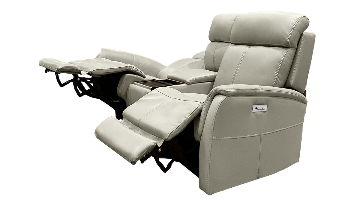 All Day Dove Power Reclining Loveseat