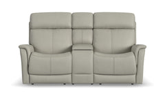 All Day Dove Power Reclining Loveseat