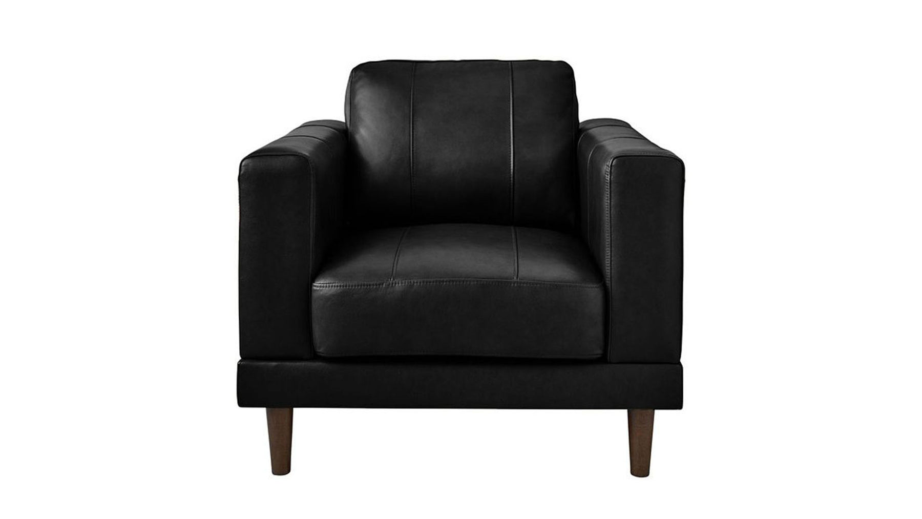 Fiero Black Leather Match Chair