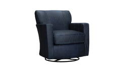 Carolyn Deep Steel Blue Swivel Chair