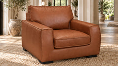 Artemis 100% Top Grain Leather Chair | Gallery Furniture