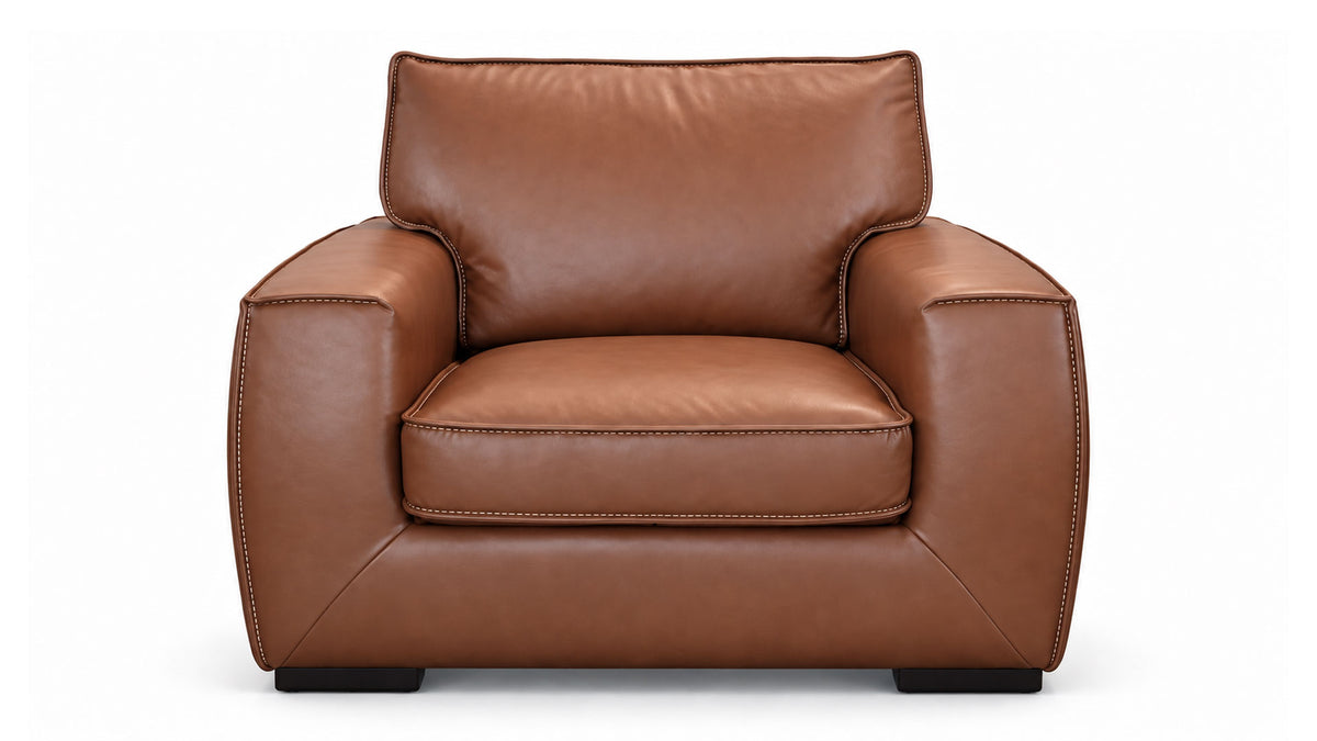 Artemis 100% Top Grain Leather Chair | Gallery Furniture