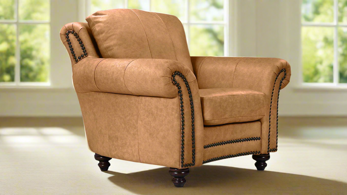 ANZIO DILLON PALOMINO LEATHER CHAIR