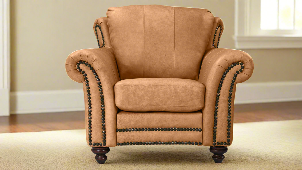 ANZIO DILLON PALOMINO LEATHER CHAIR