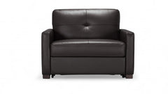 Twin Size Italy Brown Sleeper Sofa