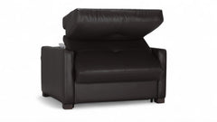 Twin Size Italy Brown Sleeper Sofa