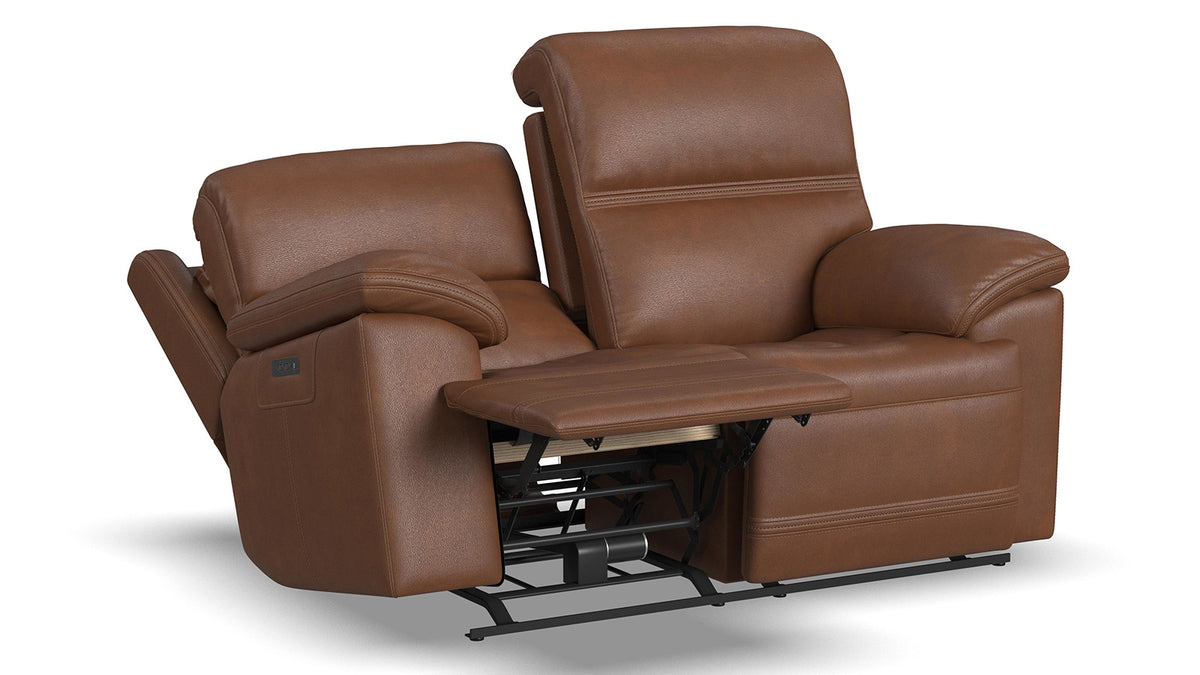 Secretariat Brown P2 Reclining Loveseat Without Console
