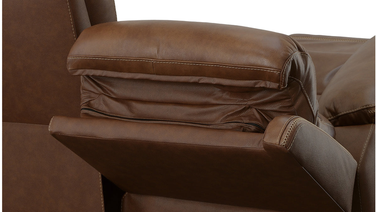 Secretariat Brown P2 Reclining Loveseat Without Console