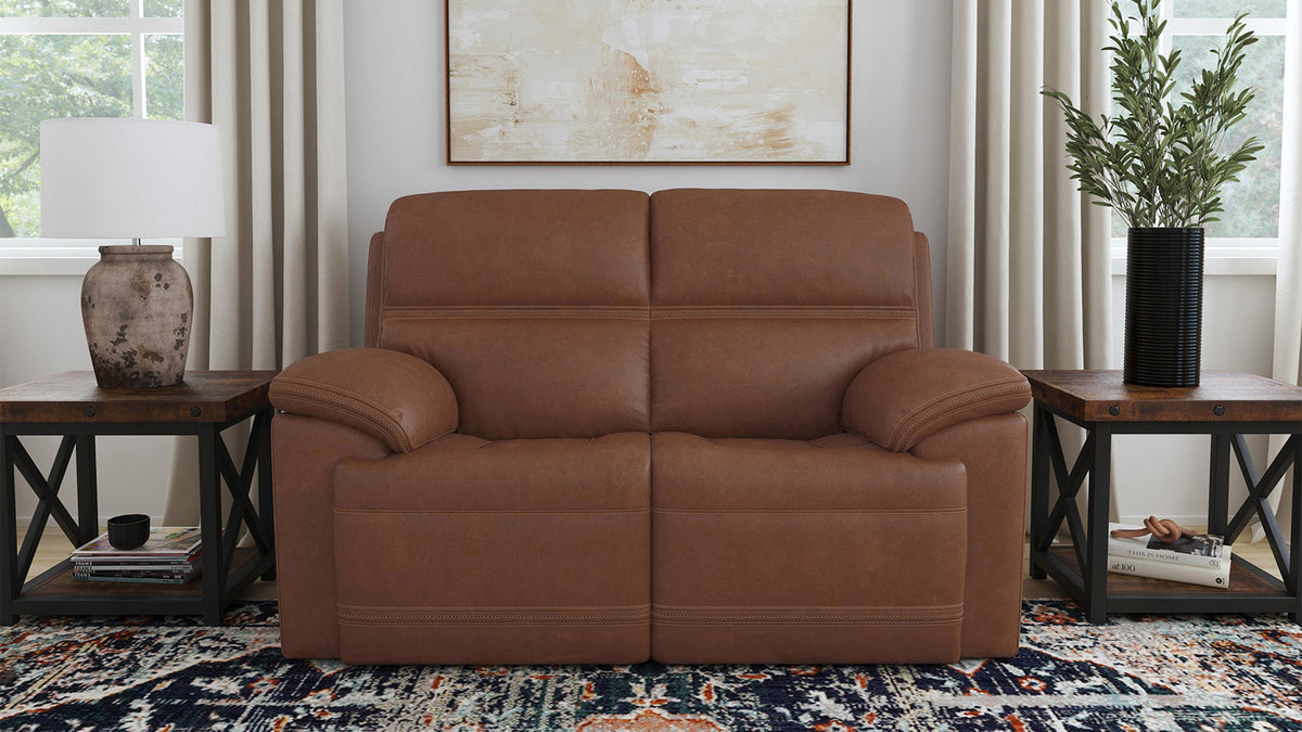 Secretariat Brown P2 Reclining Loveseat Without Console