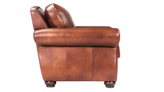 Chevy Fortune Molasses Leather Chair