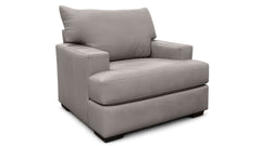 Smoke Top Grain Performance Leather Chair by Mayo | Made in USA | In Stock Today | Gallery Furniture
