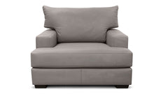 Smoke Top Grain Performance Leather Chair by Mayo | Made in USA | In Stock Today | Gallery Furniture