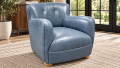 Ocean Leather Accent Chair | Gallery Furniture