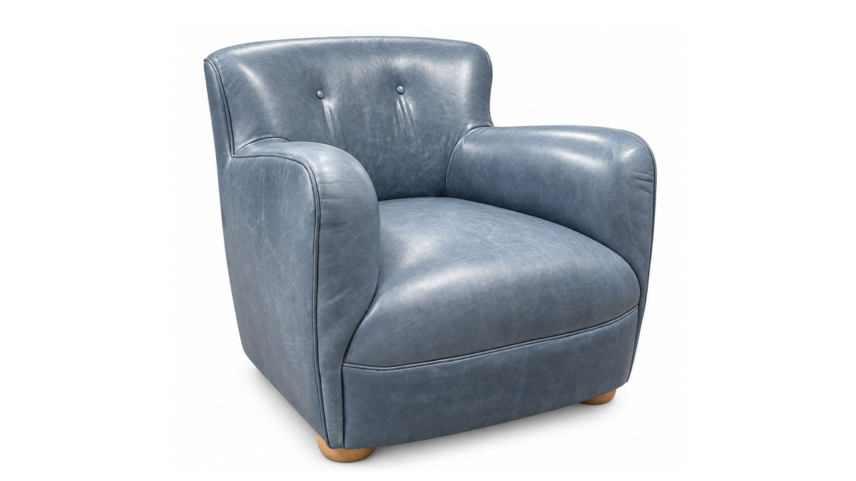 Ocean Leather Accent Chair | Gallery Furniture
