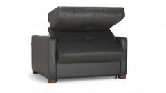 Twin Size Italy Charcoal Sleeper Chair
