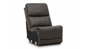 Cloud Nine Stitch Brown Leather Armless Chair | MacModular Sectional Piece