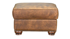 Silverado Soar Leather Lift Top Ottoman