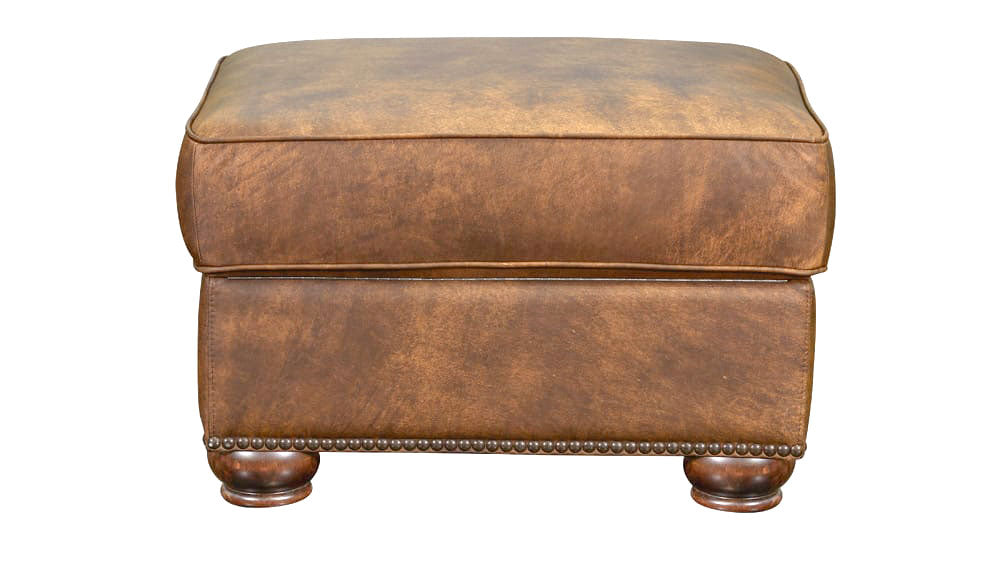 Silverado Soar Leather Lift Top Ottoman