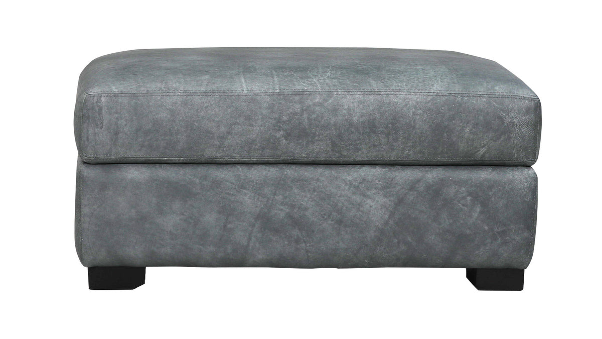 Ultra Max Run Wyld 100% Leather Ottoman