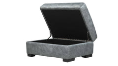 Ultra Max Run Wyld 100% Leather Ottoman