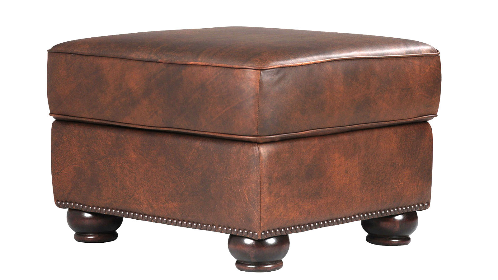 Chevy Leather Storage Ottoman