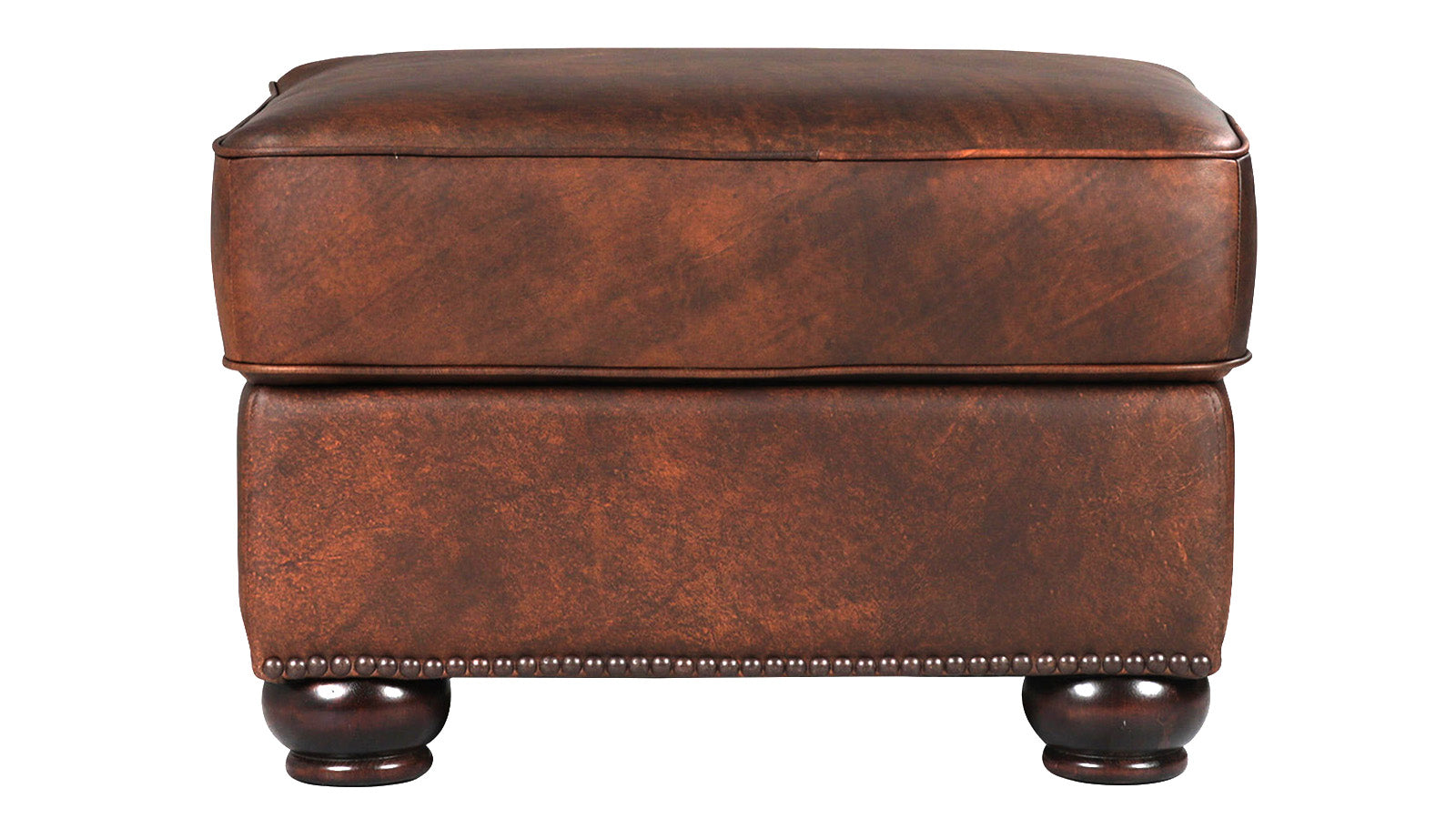 Chevy Leather Storage Ottoman