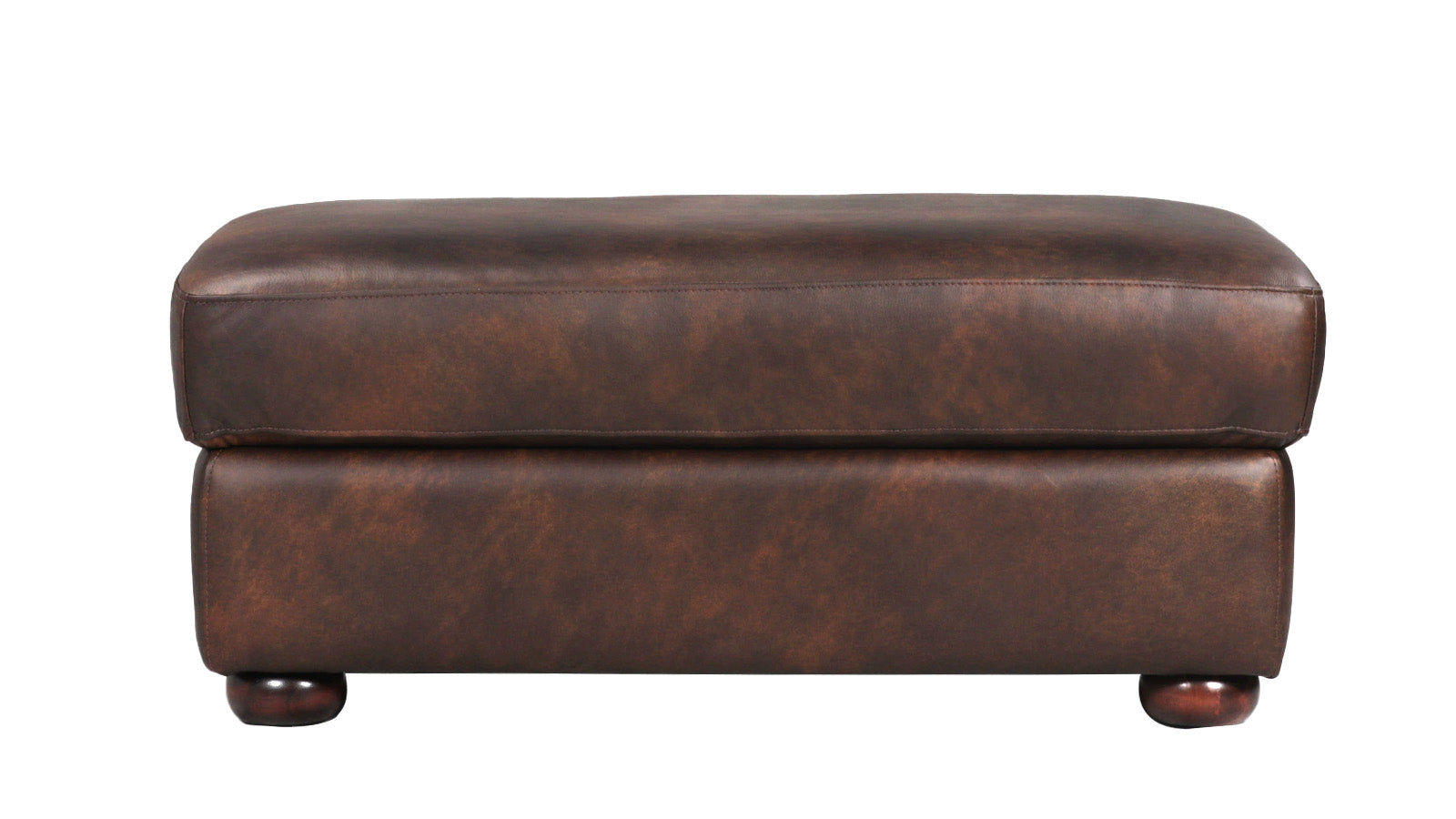 Titan Storage Ottoman 100% Leather