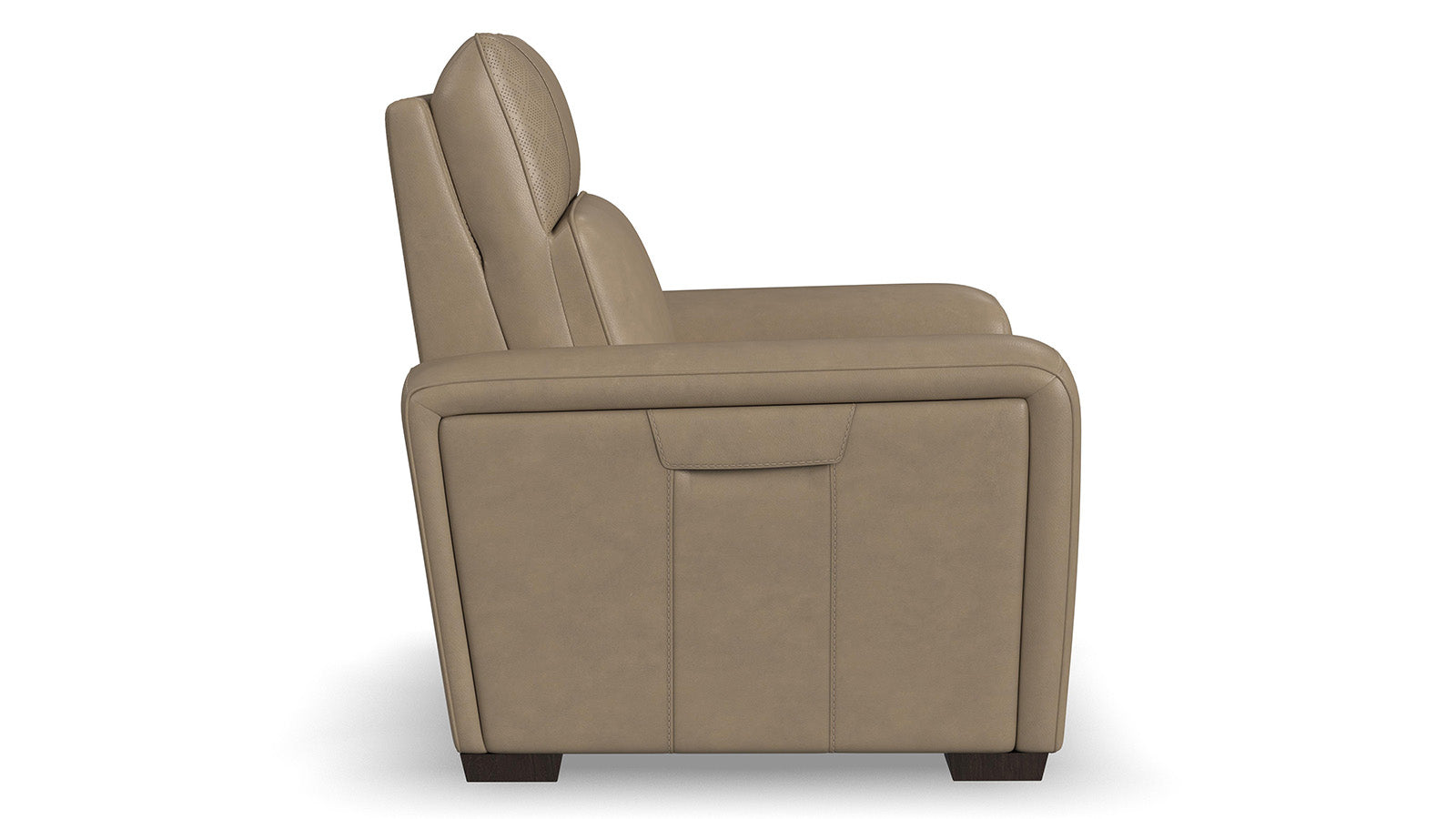 Sillón reclinable de cuero MacPulse con sonido envolvente y función Power Motion