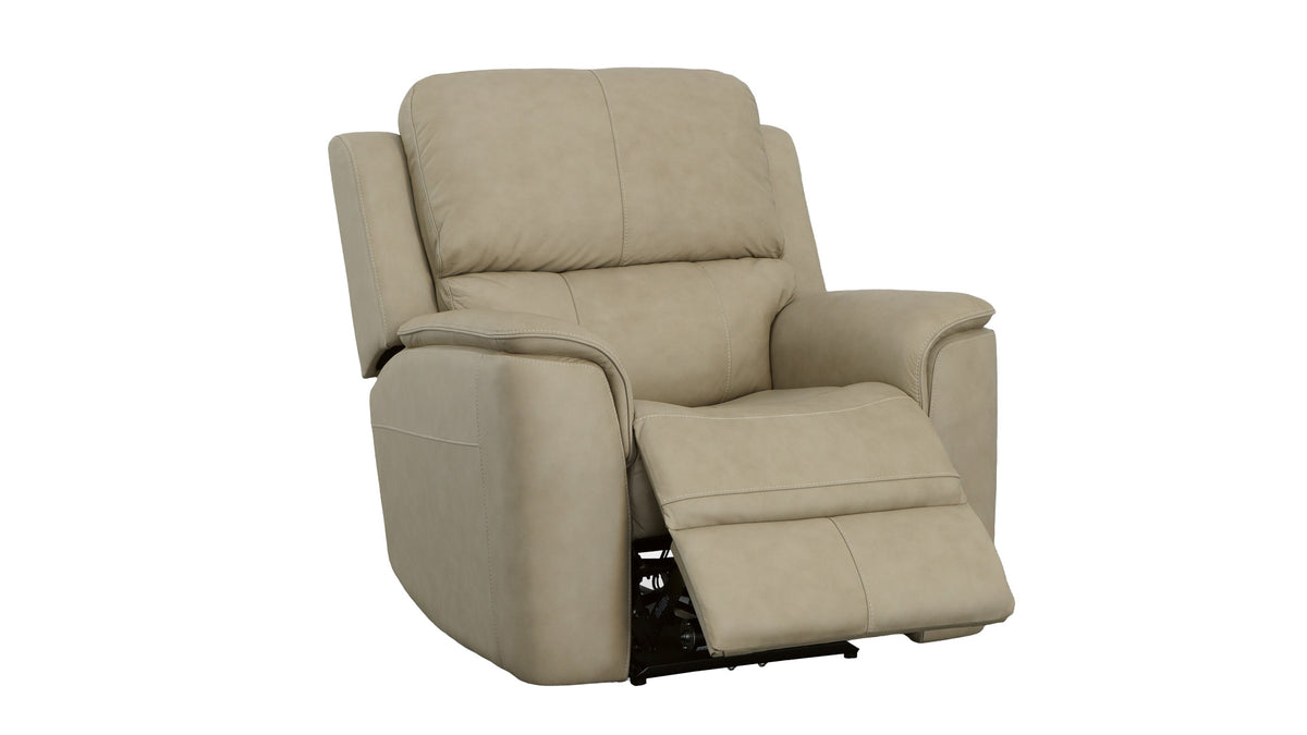 Big Spring Beige Leather P3 Power Recliner