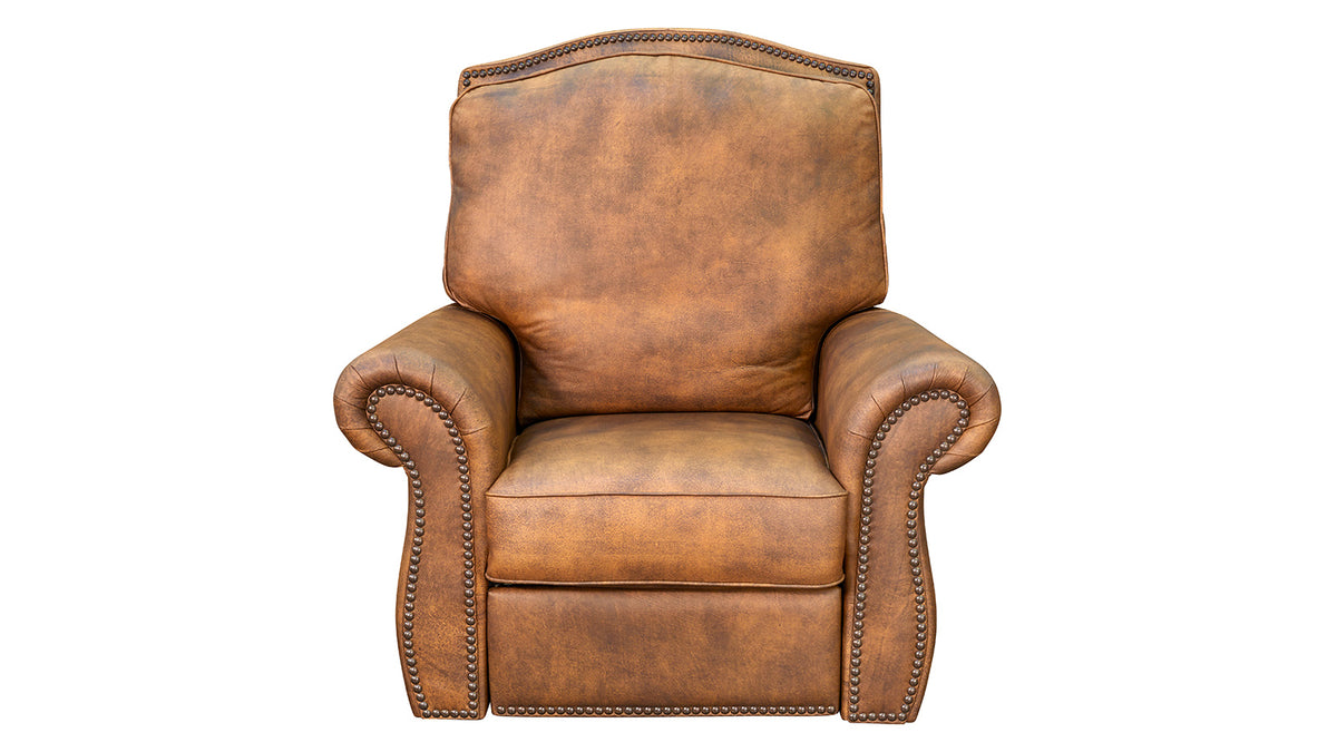 Silverado Soar Leather Swivel/Gliding Recliner