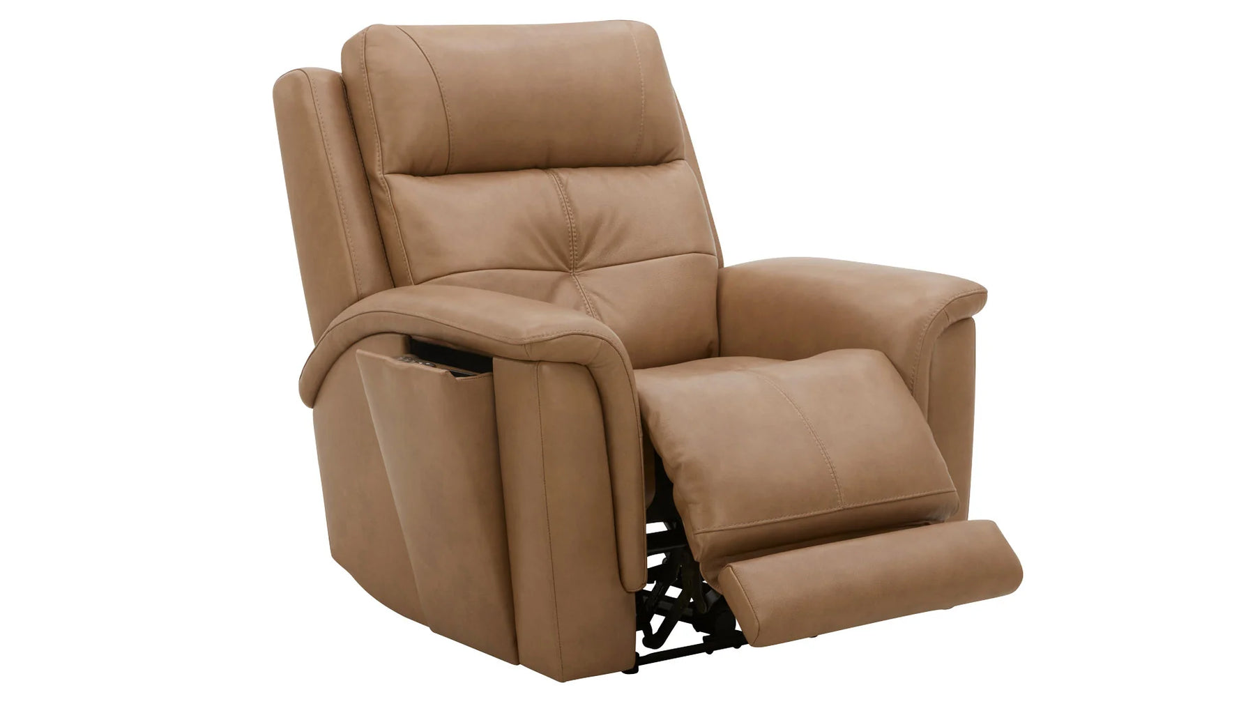 Mack's Heart Latte Brown Leather P5 Power Reclining Collection