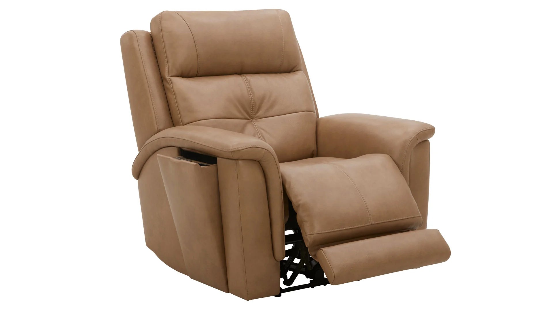 Mack's Heart Latte Brown Leather P5 Power Reclining Collection