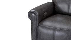 Weathered Stone Leather P3 Power Reclining Sofa
