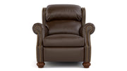 Stickley Durango Western Fudge Top Grain Leather Manual Push Back Recliner
