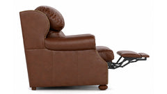 Stickley Durango Darian Spice Top Grain Leather Wall Hugging Power Recliner