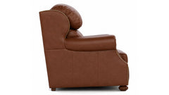 Stickley Durango Darian Spice Top Grain Leather Wall Hugging Power Recliner