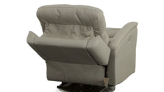 All Day Dove Power Swivel Recliner