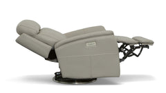 All Day Dove Power Swivel Recliner