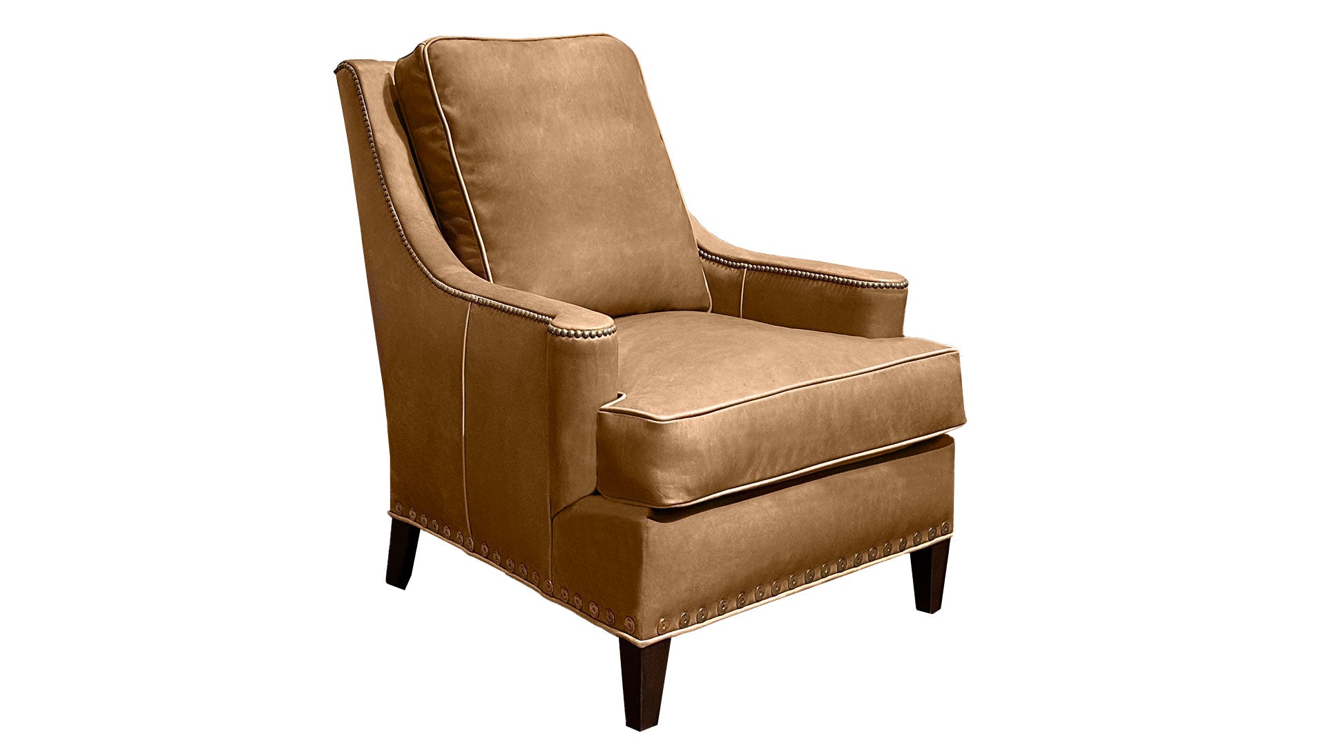 New Bob Timberlake Haven Tobacco 100% Leather Chair