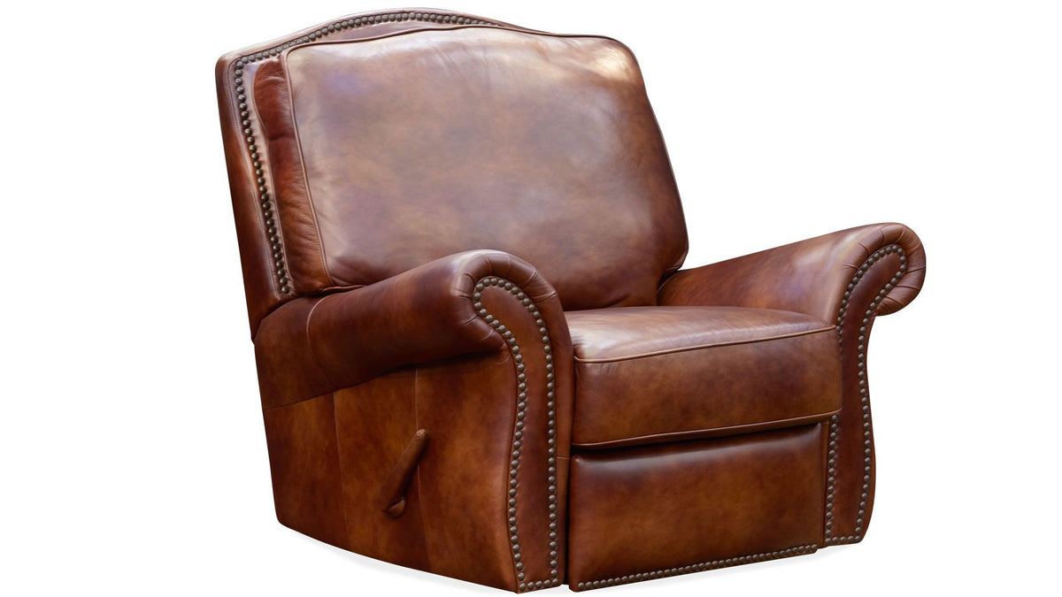 Navasota Leather Swivel/Glider Recliner
