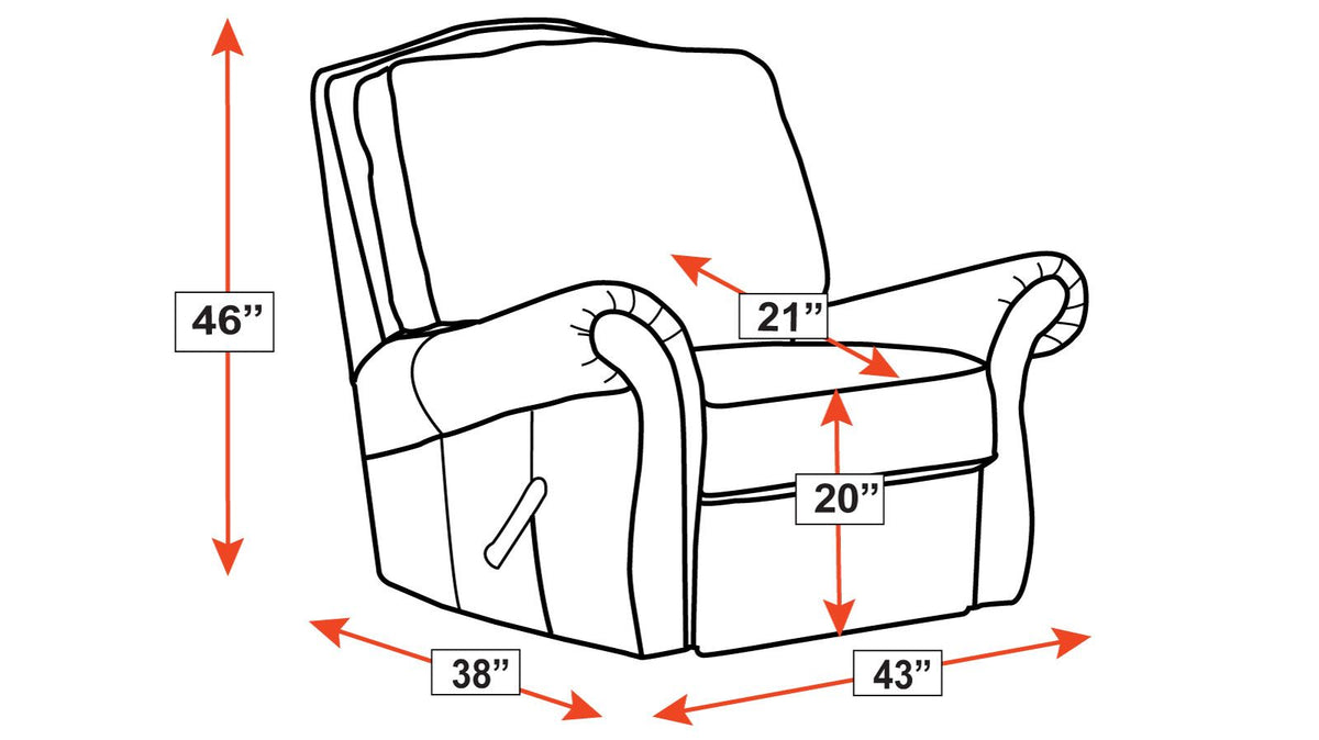 Navasota Leather Swivel/Glider Recliner