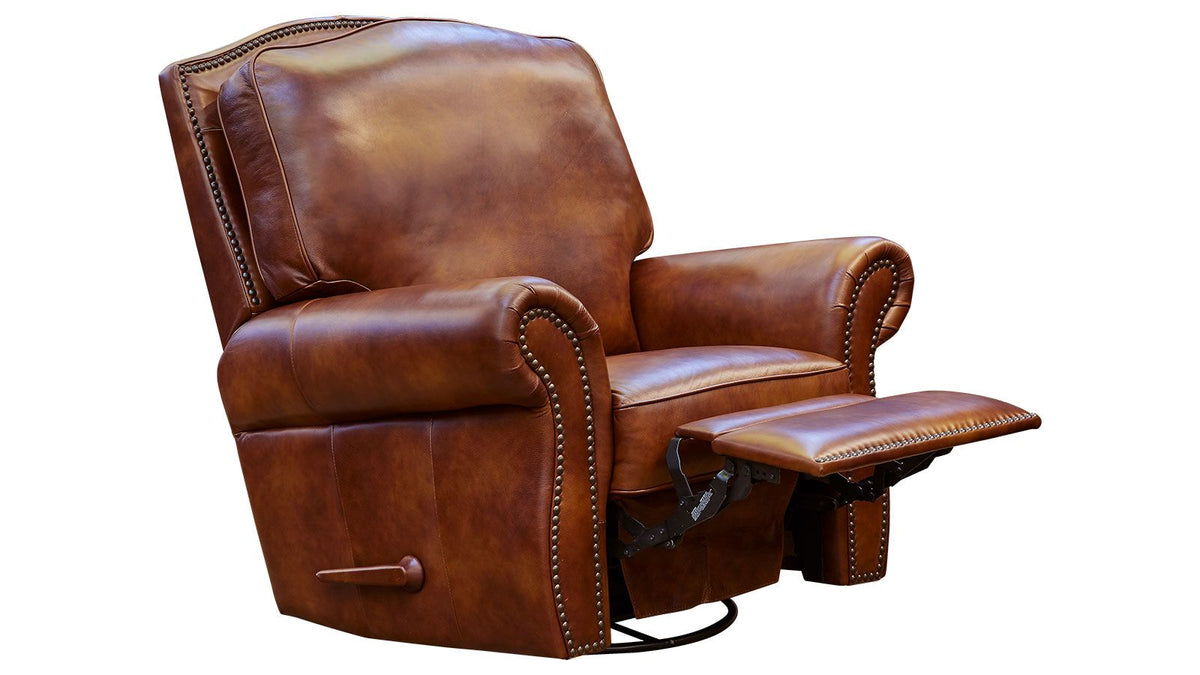 Navasota Leather Swivel/Glider Recliner