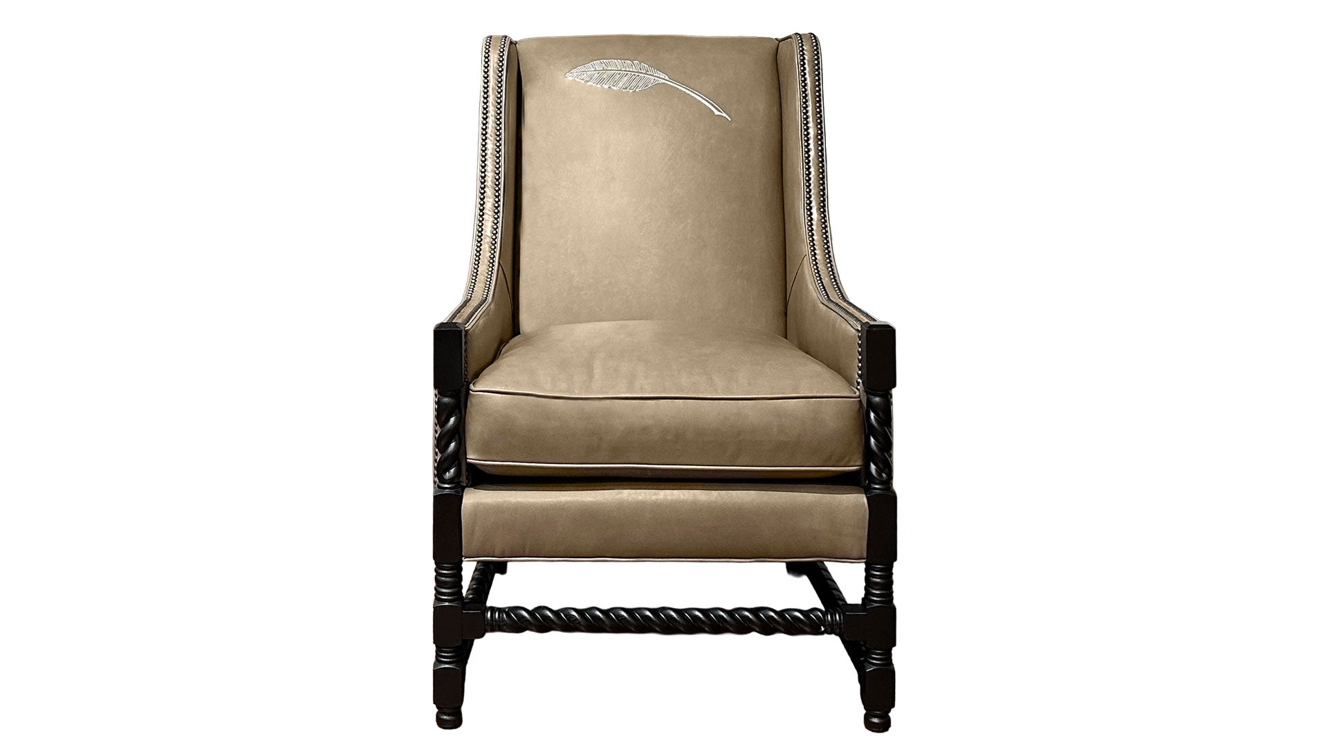 New Bob Timberlake Bellissimo Visone 100% Leather Chair