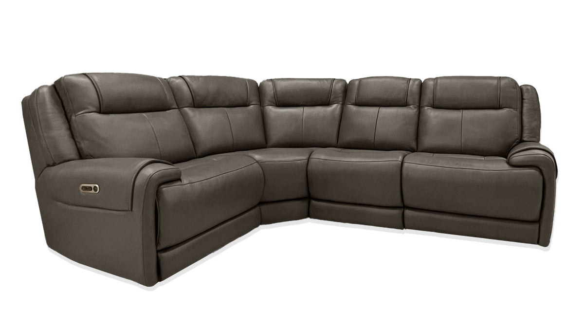 4pc Flexsteel Taupe Poder Reclinable Seccional