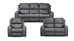 King Cowboy Grey 3pc P3 Power Reclining Set without Console